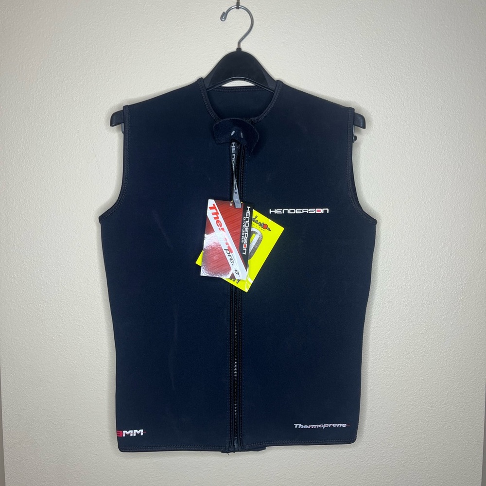 Henderson Men's 3mm Thermoprene Zipper Vest Scuba Diving Wetsuit
